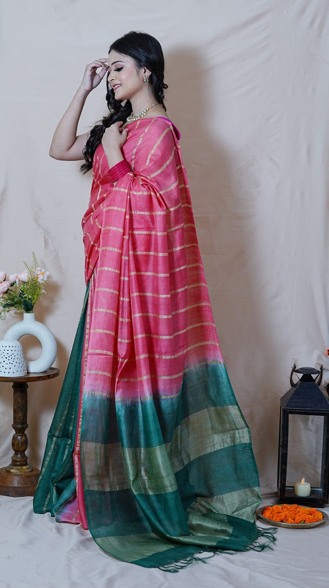 Buy Orange Sarees for Women by Sajasajo Online | Ajio.com